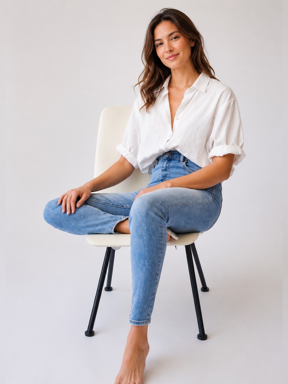 Aritzia Denim Forum Lola High-Rise Skinny Jeans 30L – Picture This Bleu Size 27